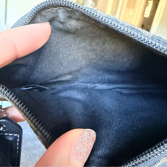 Coach Signature black and gray Y2K wallet and wristlet set - Picture 6 of 12